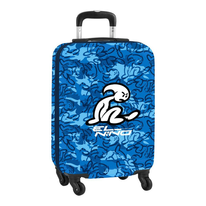 Hand luggage El Niño Blue Bay Blue 20'' (34.5 x 55 x 20 cm)