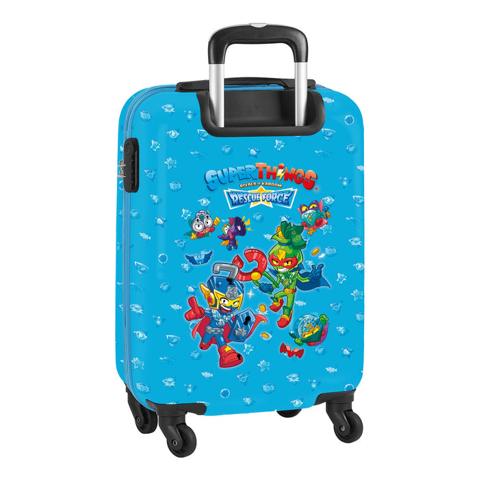 Cabin suitcase SuperThings Rescue Force 34.5 x 55 x 20 cm Blue 20''