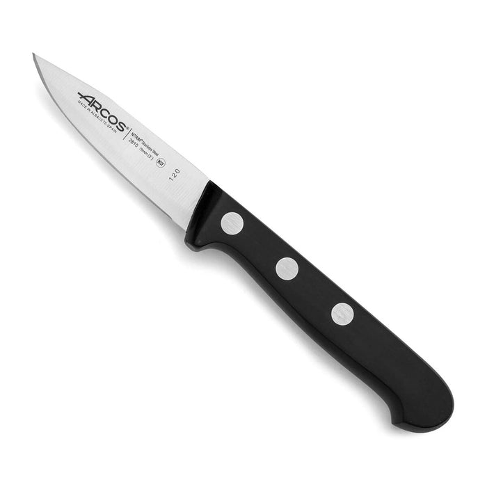 Paring knife Arcos Universal Stainless steel Black 7.5 cm