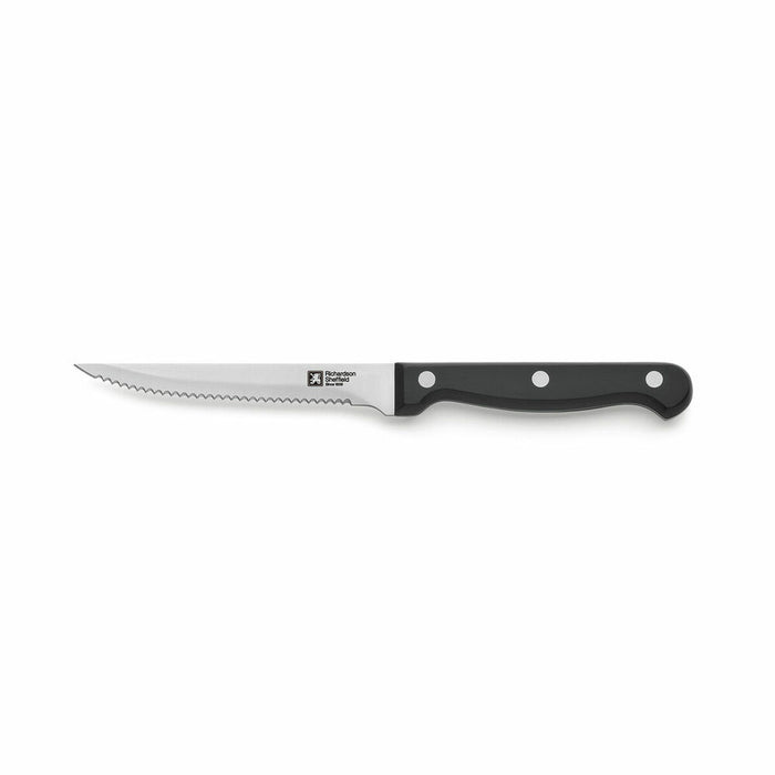 Knife for chops Richardson Sheffield Artisan Black Metal 11.5 cm (Pack 6x)