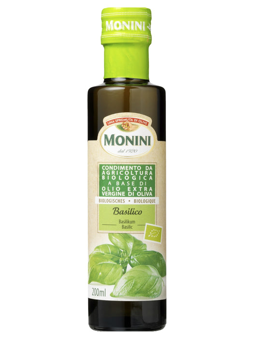 Monini olivolja m/ basilika (ekologisk) 200ml