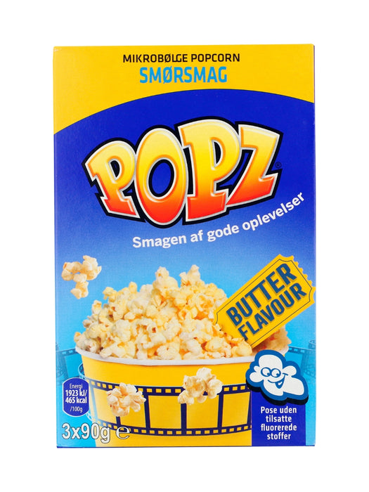 Popz Mikrovågs popcornsmör 270g