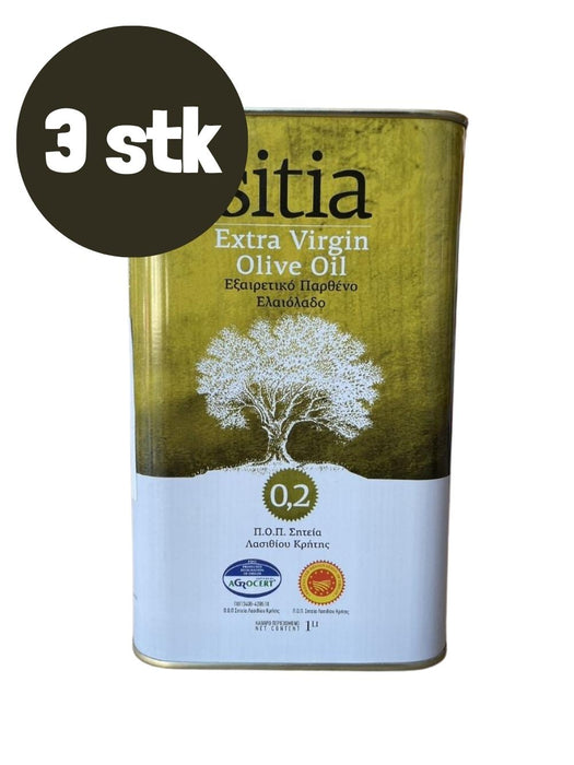 Olea Secret Extra Virgin Olive Oil Sitia 3x1000ml