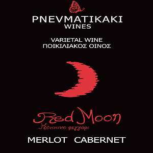 Pnevmatikakis Red Moon Varietal, tør rød (Merlot-Cabernet) 750 ml