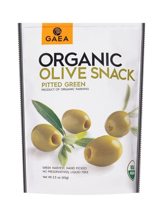 GAEA Snack Green Olives w/ Stone 150g (organic)