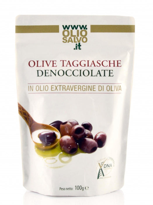 Taggiasche Olives in Extra Virgin Olive Oil 100g