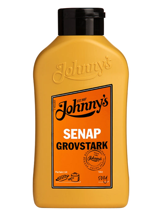 Johnnys senap 500g - grov