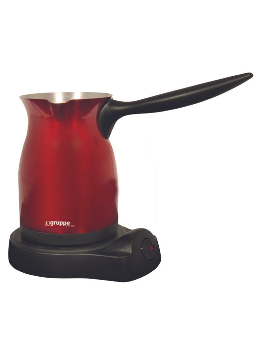 GRUPPE grekisk kaffemaskin med kanna (röd)