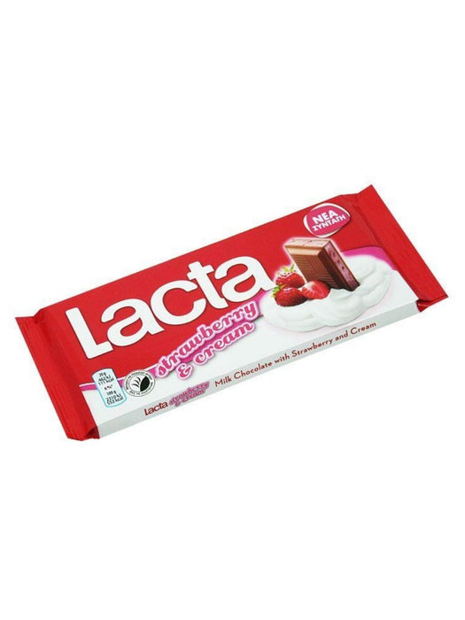 Lacta w/ Strawberries &amp; Cream 100g