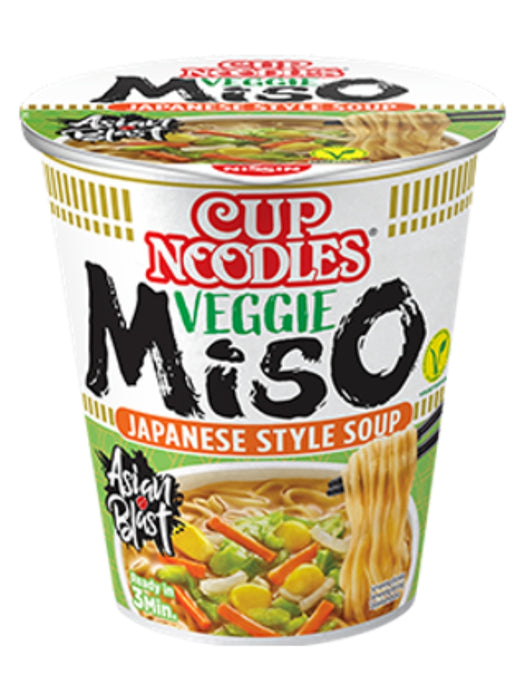 Nissin Cup Noodles Veggie Miso 67g
