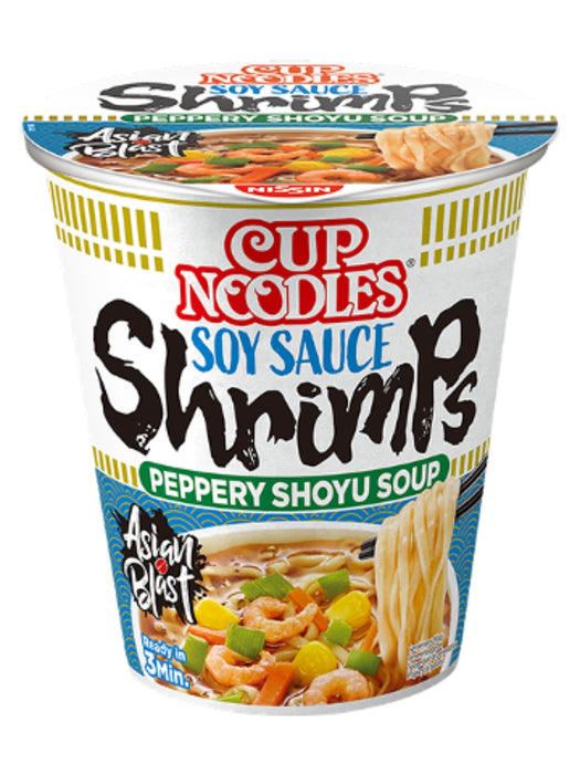 Nissin Cup Noodles Soy Sauce Shrimps 63g