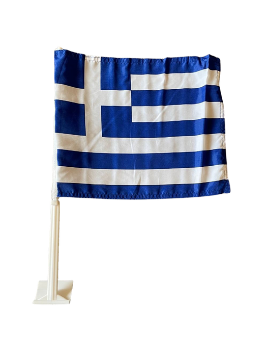 Greek Car Flag