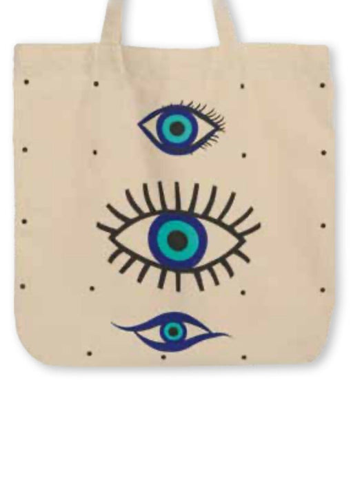Moutsos Canvas Shopping Bag 3-Eyes